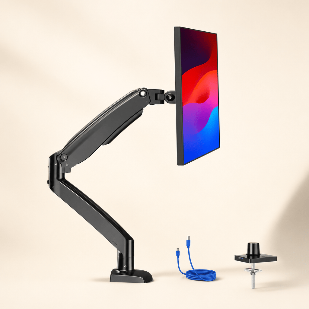 HUANUO HUANUO SS7 Single Monitor Arm — Monitor Mount / Arm