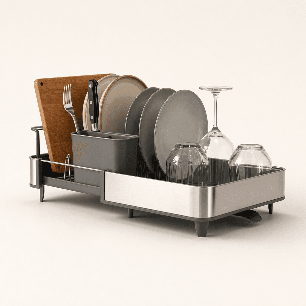 Joseph Joseph Extend Stainless-Steel Expandable Dish Drainer — Dish Drying Rack