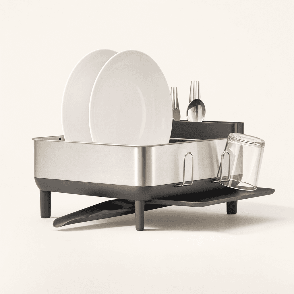 simplehuman Compact Steel Frame Dishrack — Dish Drying Rack