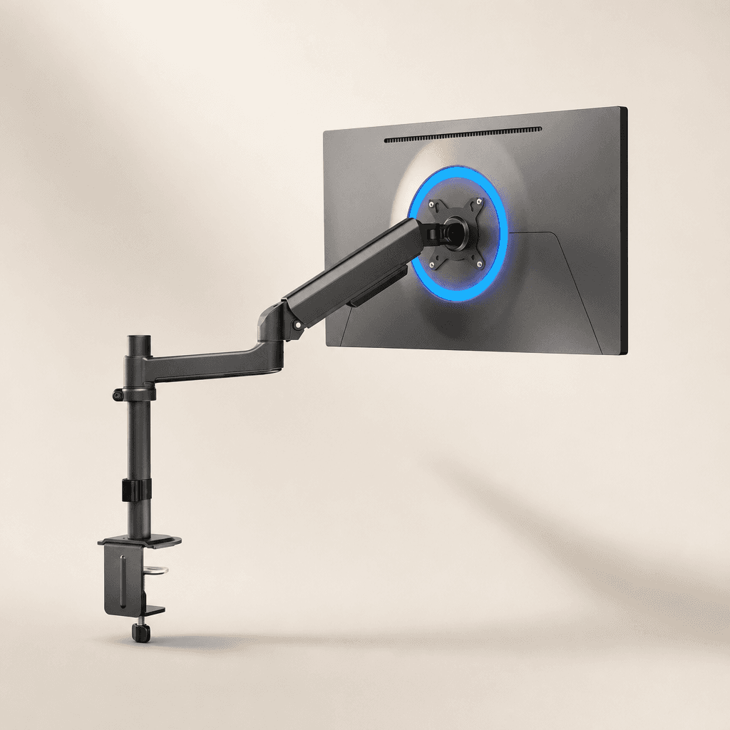 VIVO VIVO Heavy-Duty Pneumatic Monitor Arm — Monitor Mount / Arm