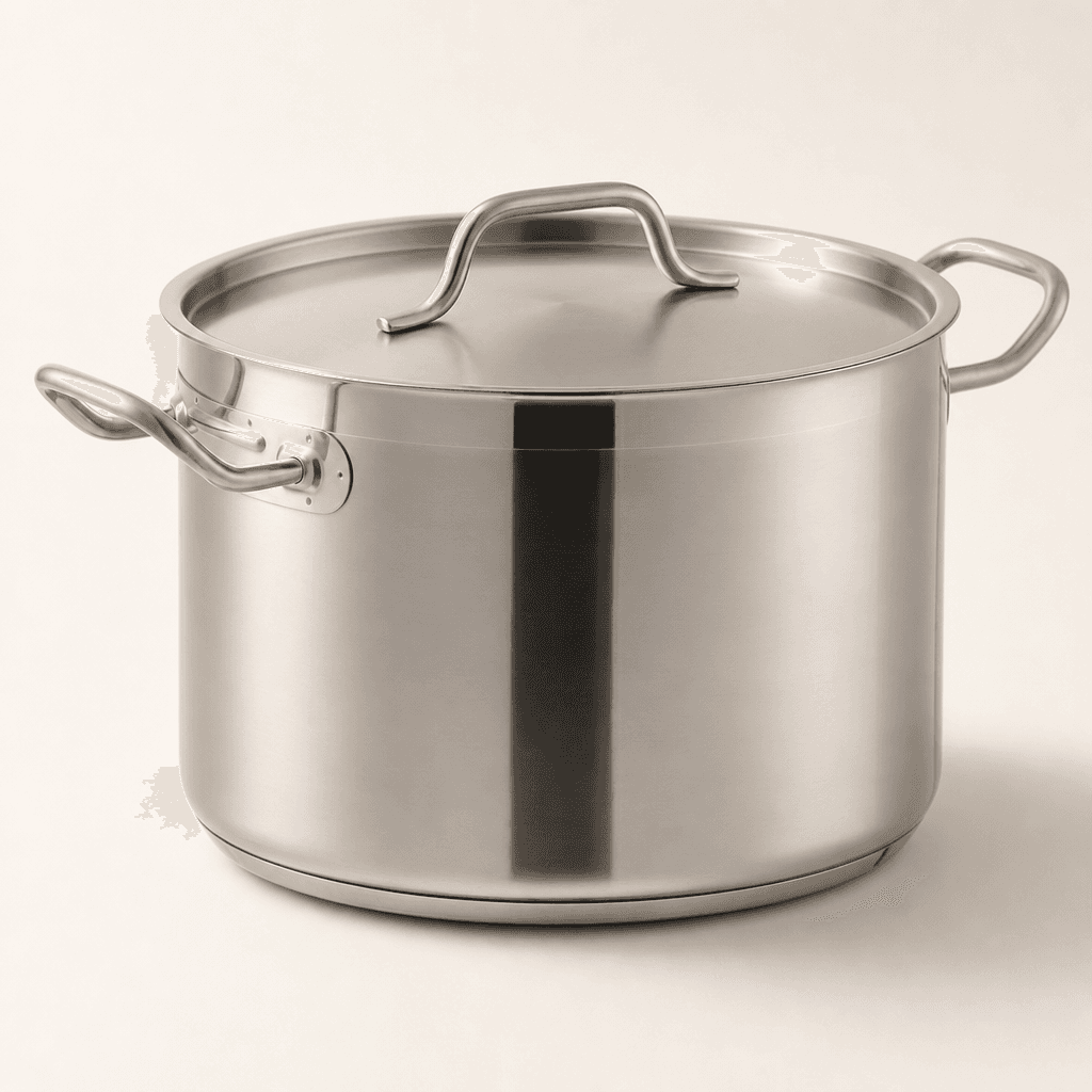 Vigor Vigor SS1 Series 12-Quart Aluminum-Clad Stockpot — Stockpot
