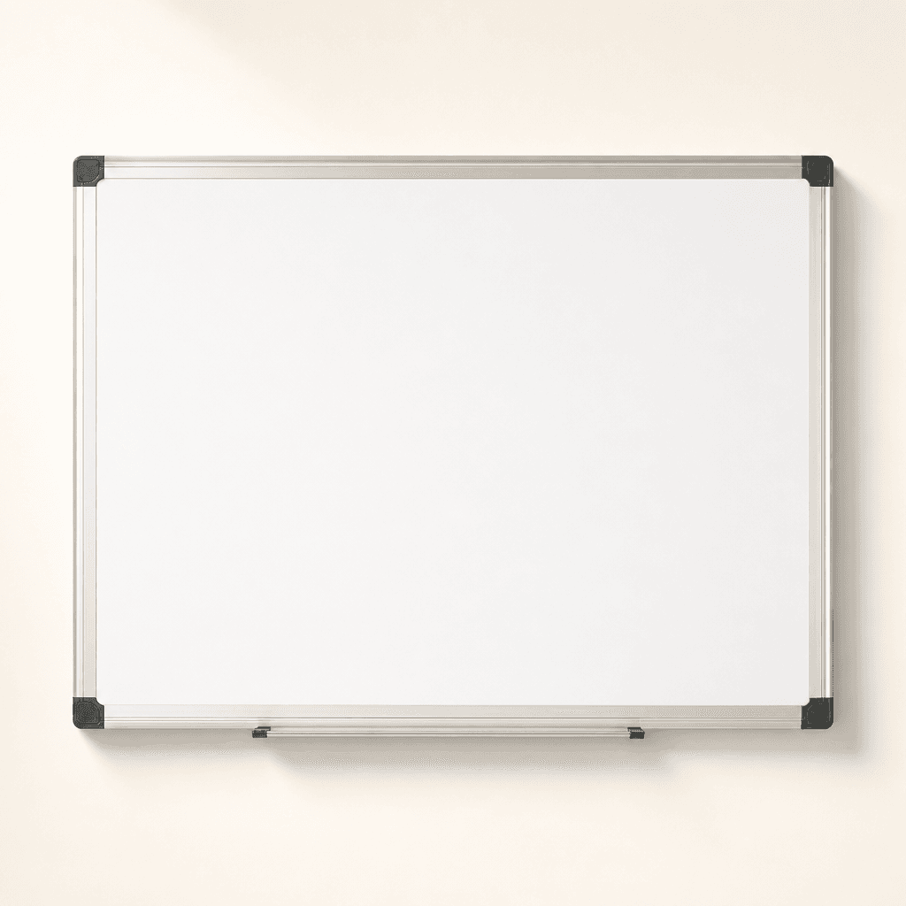Bi-silque MasterVision Maya Series Magnetic Porcelain Board, 4' × 6' — Whiteboard / Dry-Erase Board