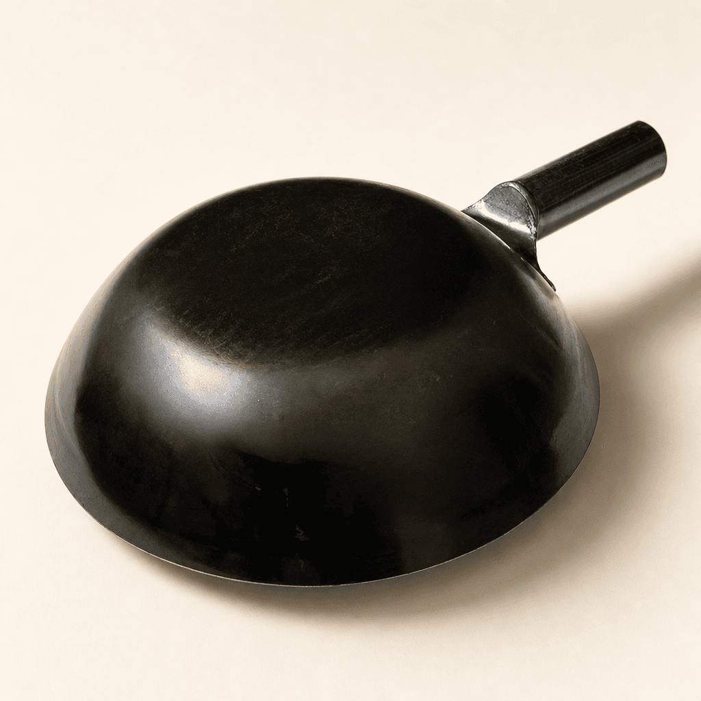 Yamada Kogyosho Yamada Kogyosho Uchidashi Hammered Steel Flat-Bottom Wok — Wok