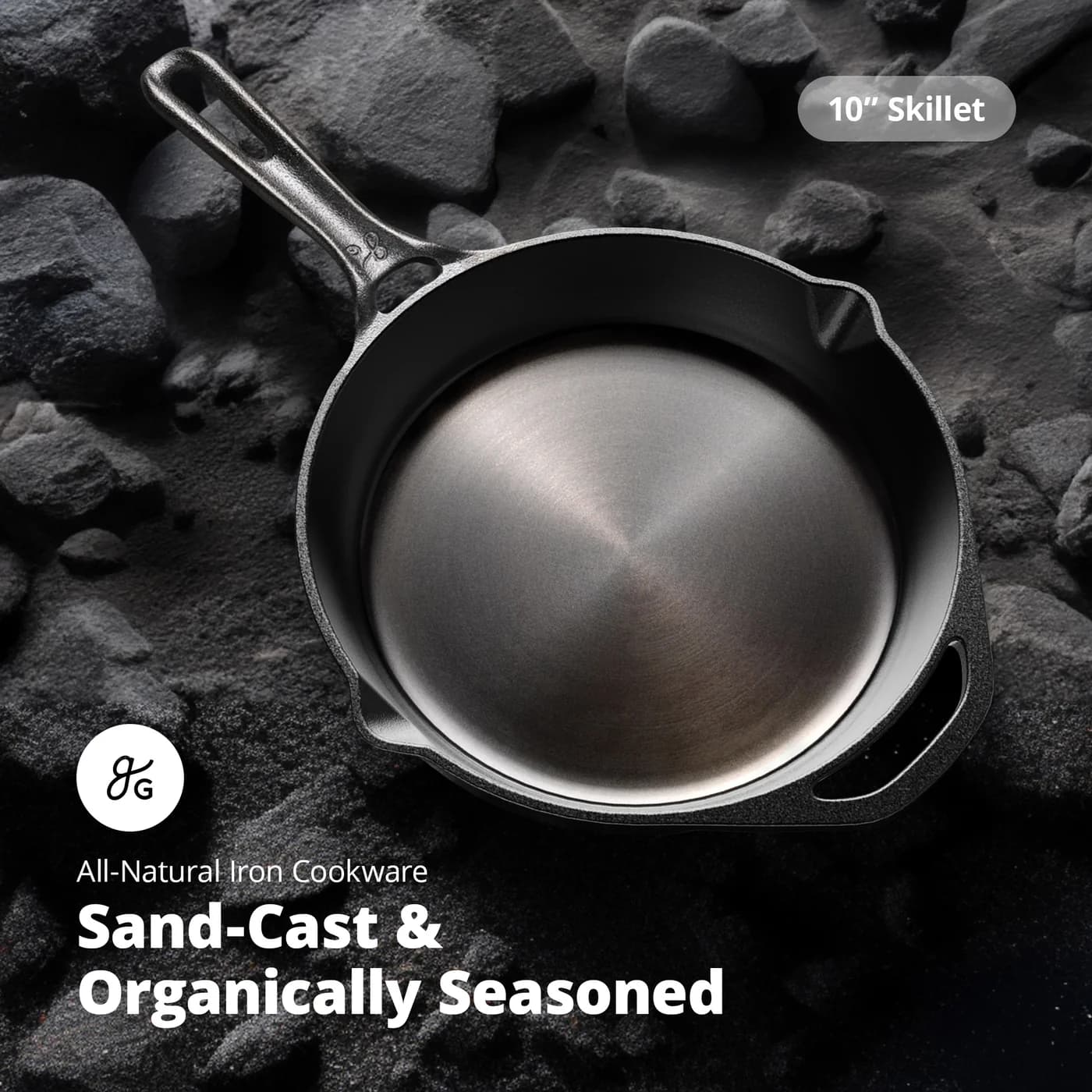 Greater Goods Greater Goods 10-Inch Cast Iron Skillet