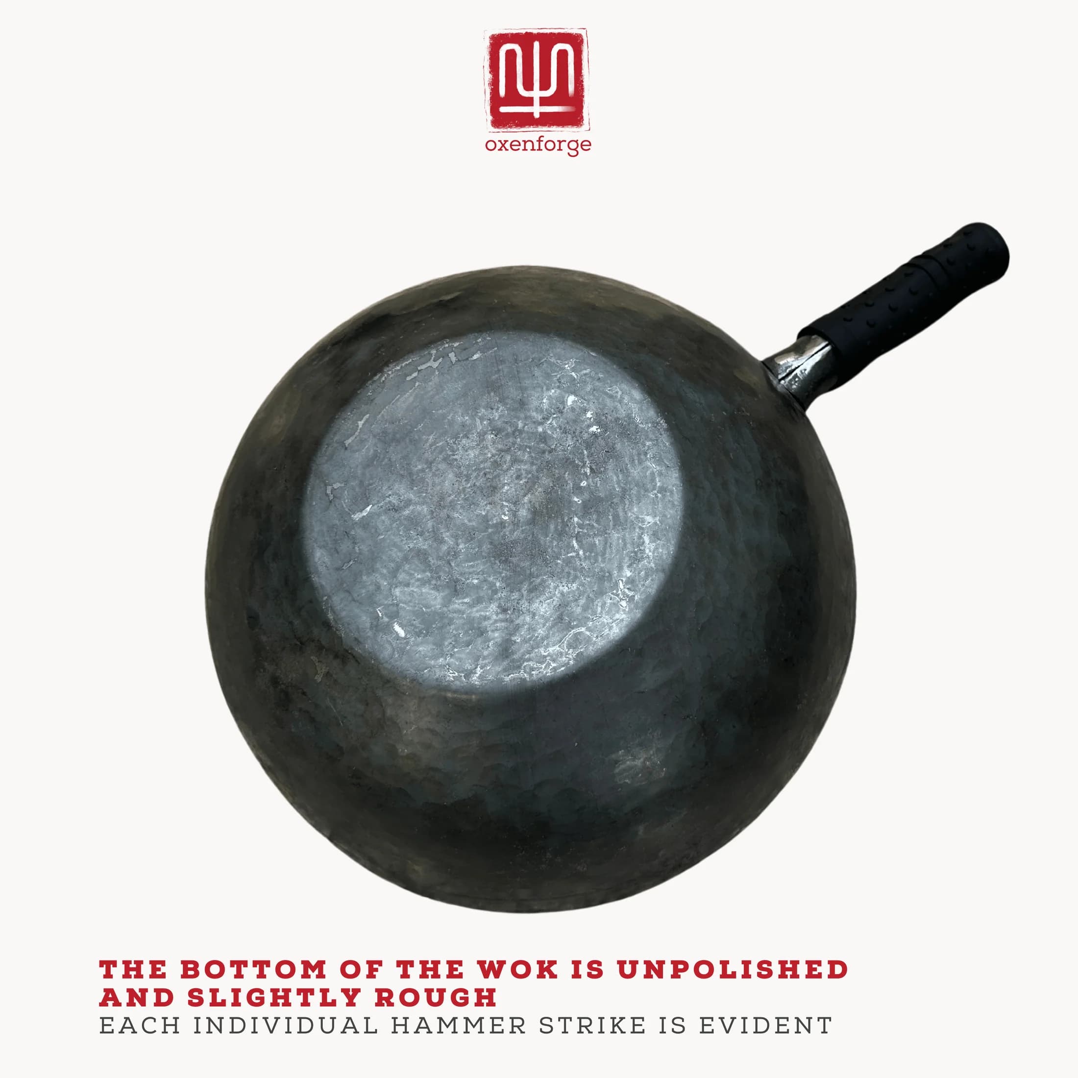 Oxenforge Oxenforge Hand-Hammered Flat-Bottom Wok