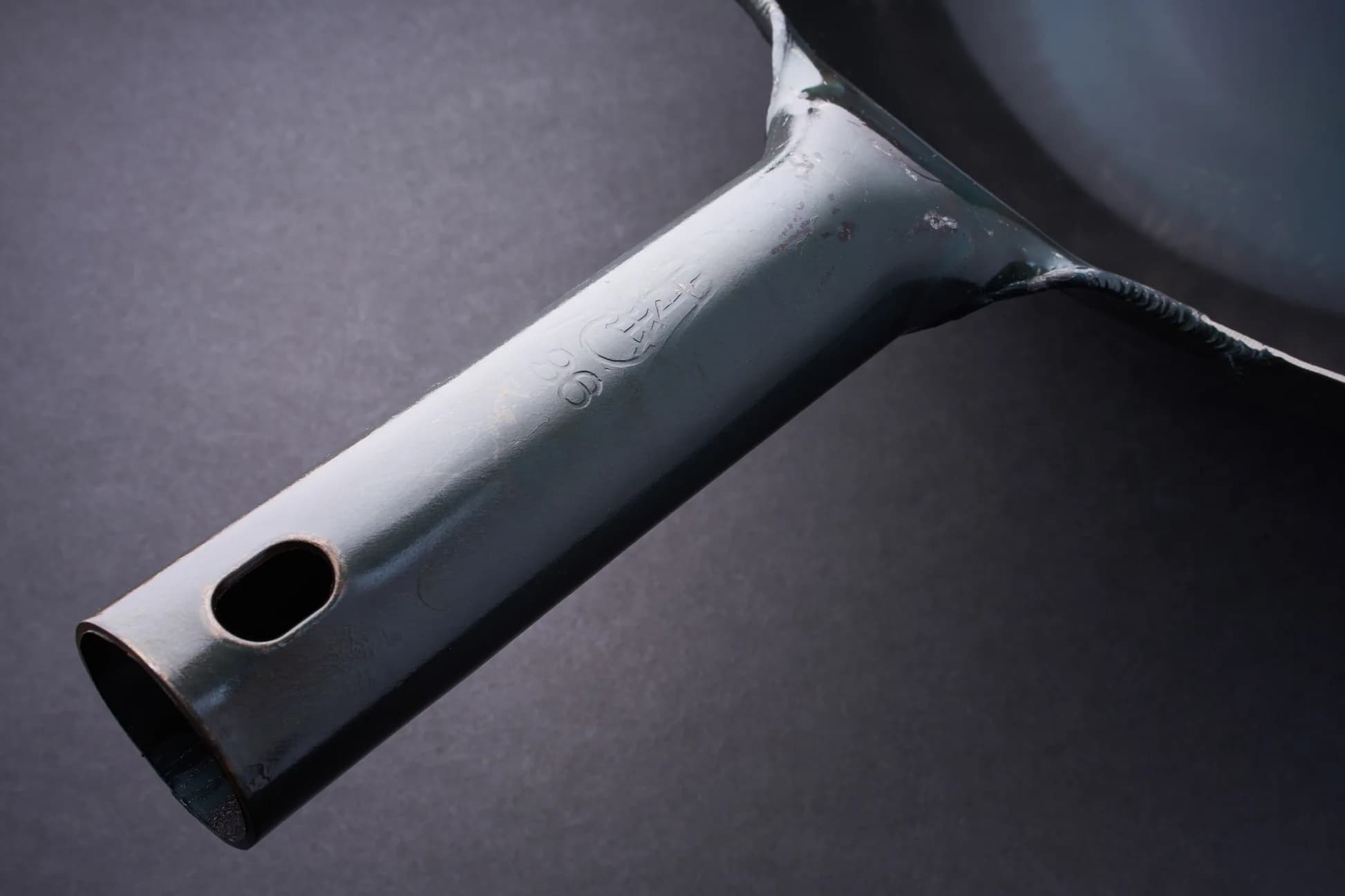 Yamada Kogyosho Yamada Kogyosho Uchidashi Hammered Steel Flat-Bottom Wok