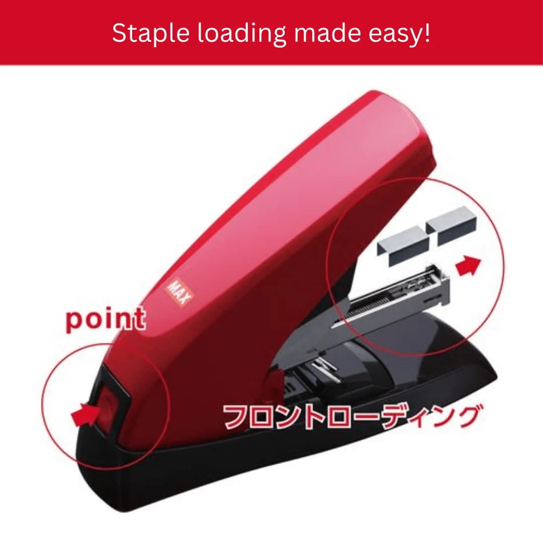 MAX MAX Vaimo 80 Heavy-Duty Flat-Clinch Stapler