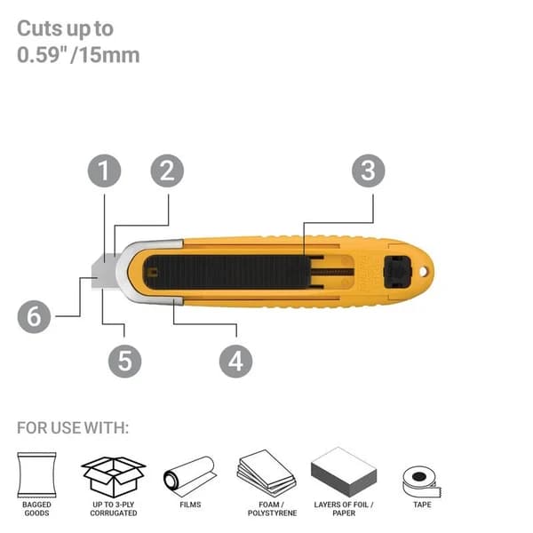 Olfa SK-8 Fully Automatic Self-Retracting Safety Knife