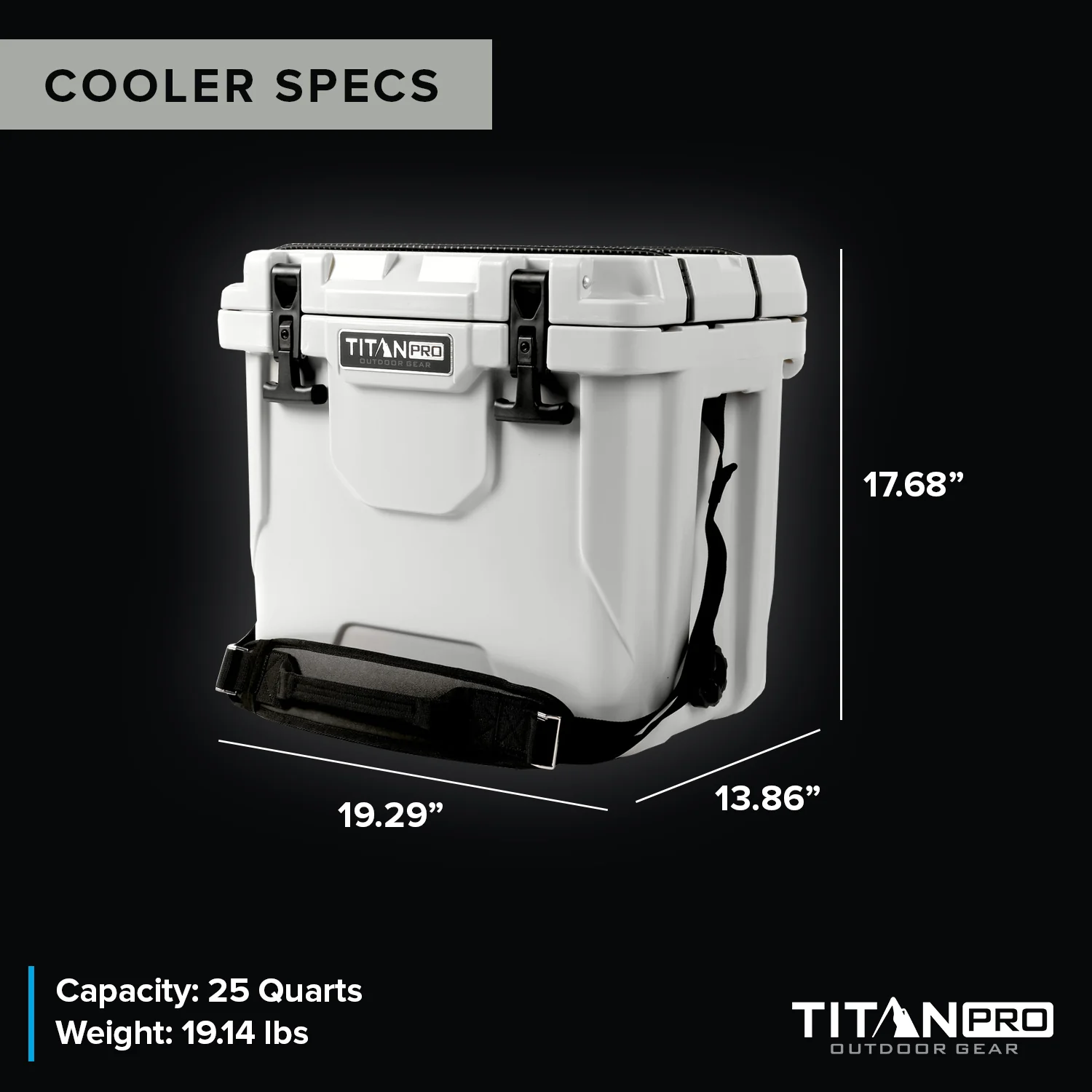 Arctic Zone Titan PRO 25Q Roto Hard Cooler