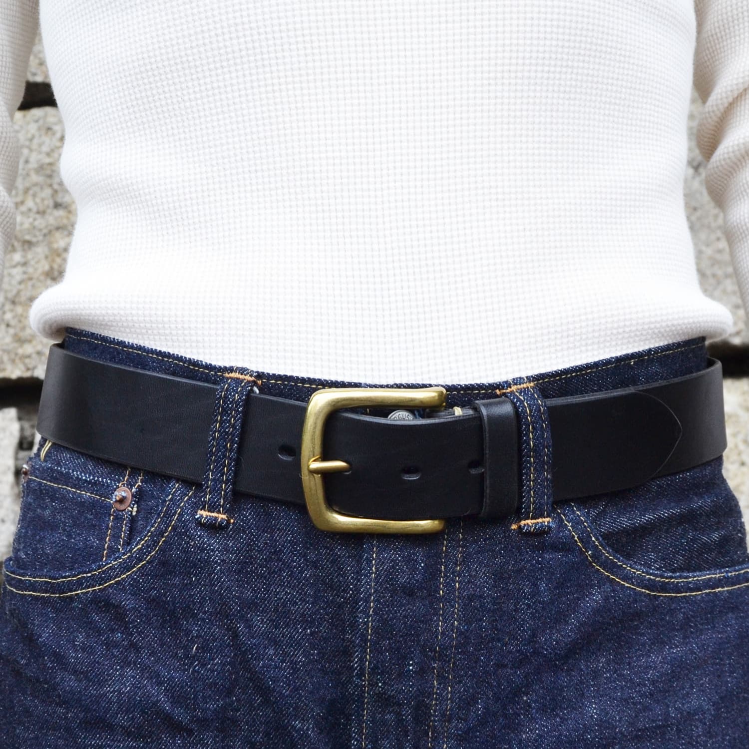 Kobashi Studio Hand-Stitched Belt “Kihon”