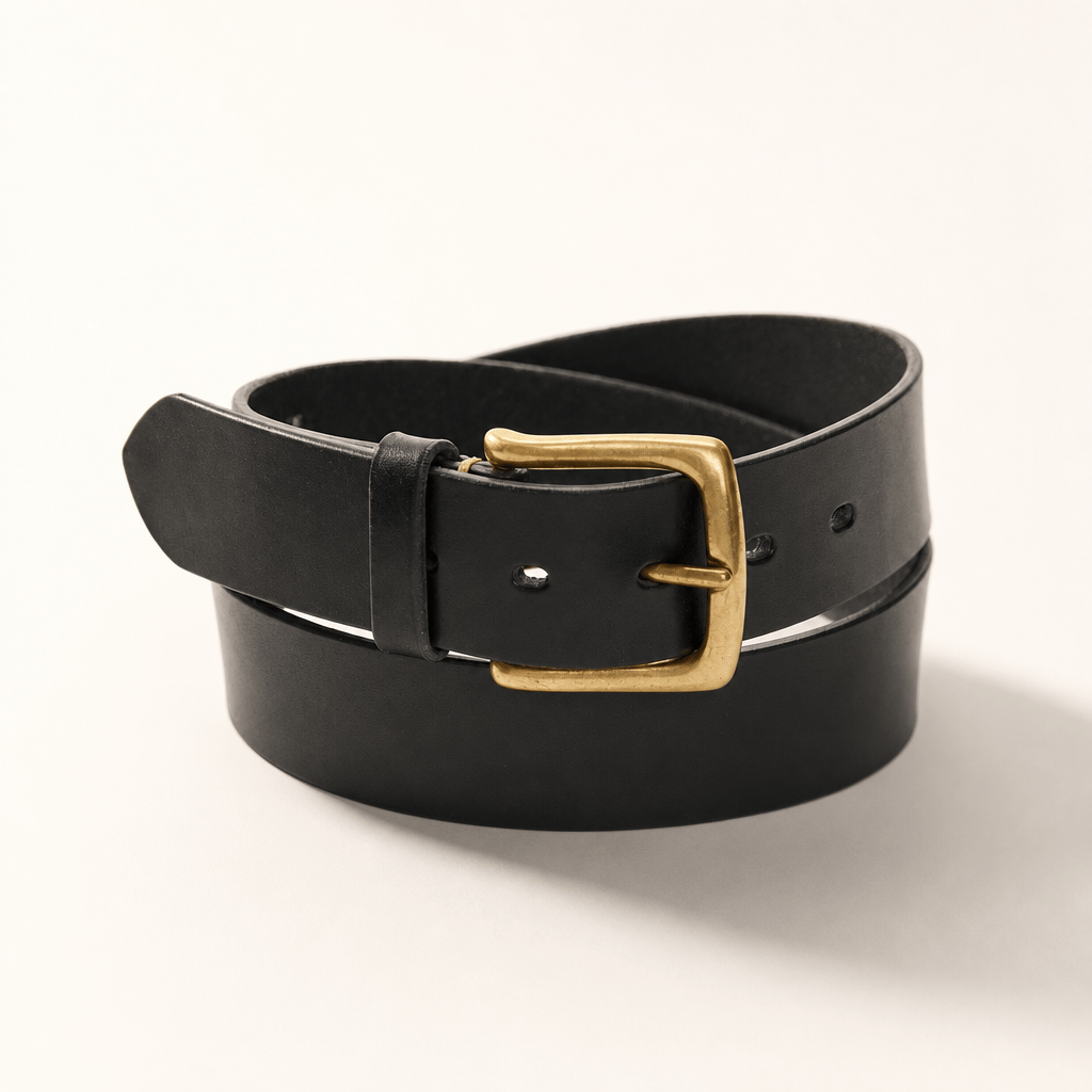 Kobashi Studio Hand-Stitched Belt “Kihon” — EDC Leather Belt