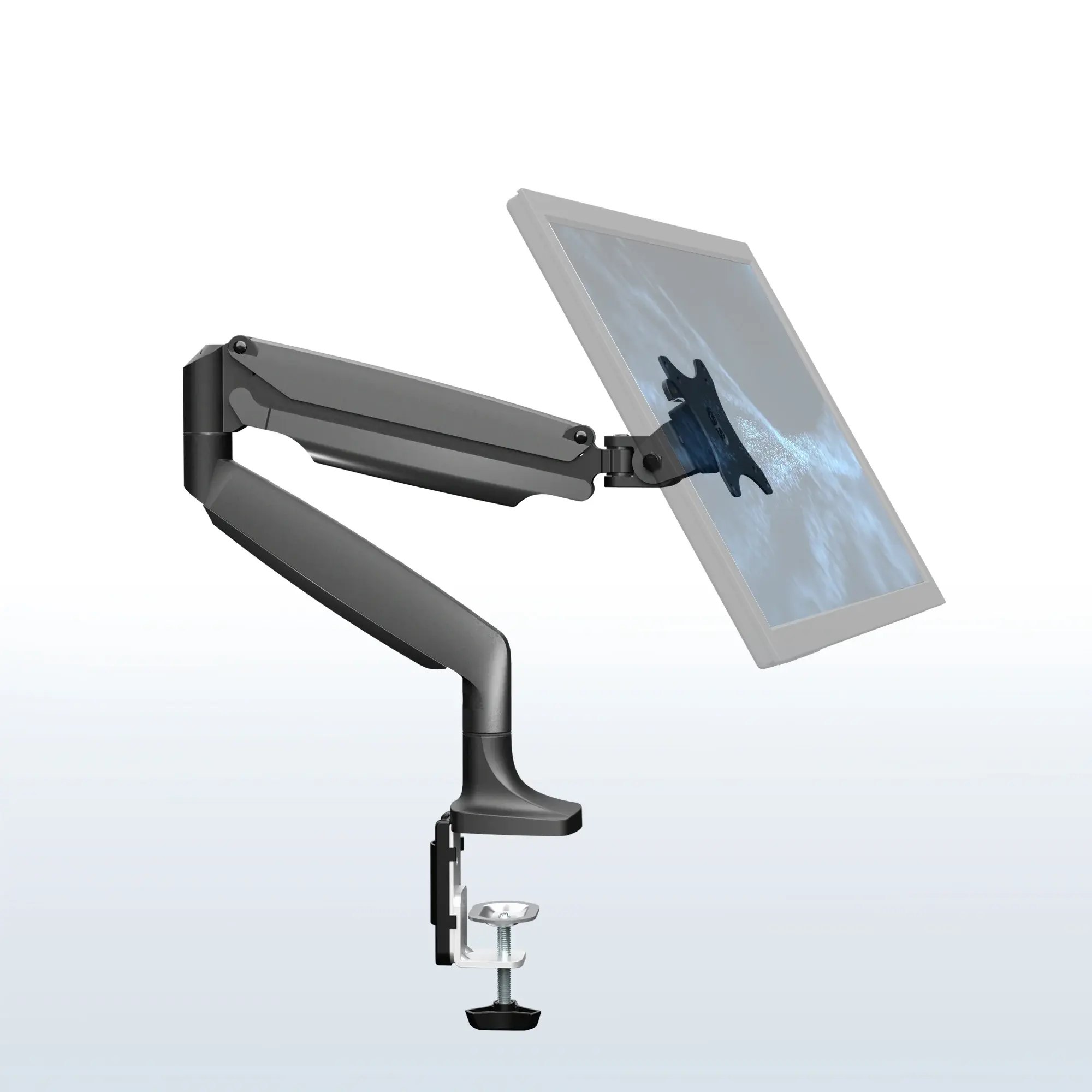 VIVO VIVO Pneumatic Single Monitor Desk Mount