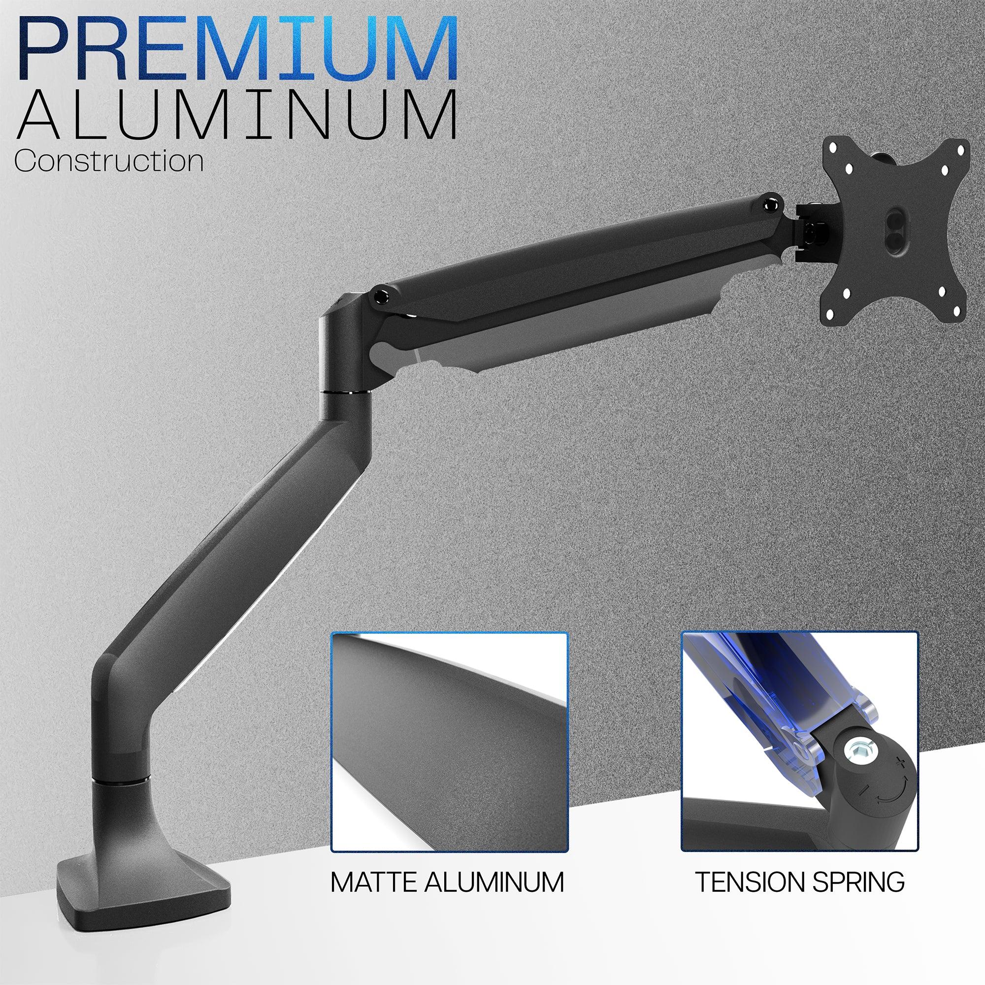VIVO VIVO Pneumatic Single Monitor Desk Mount