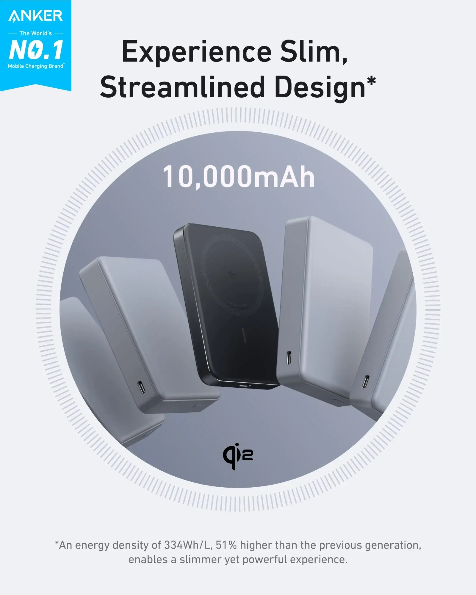 Anker Anker MagGo 10K Slim Qi2