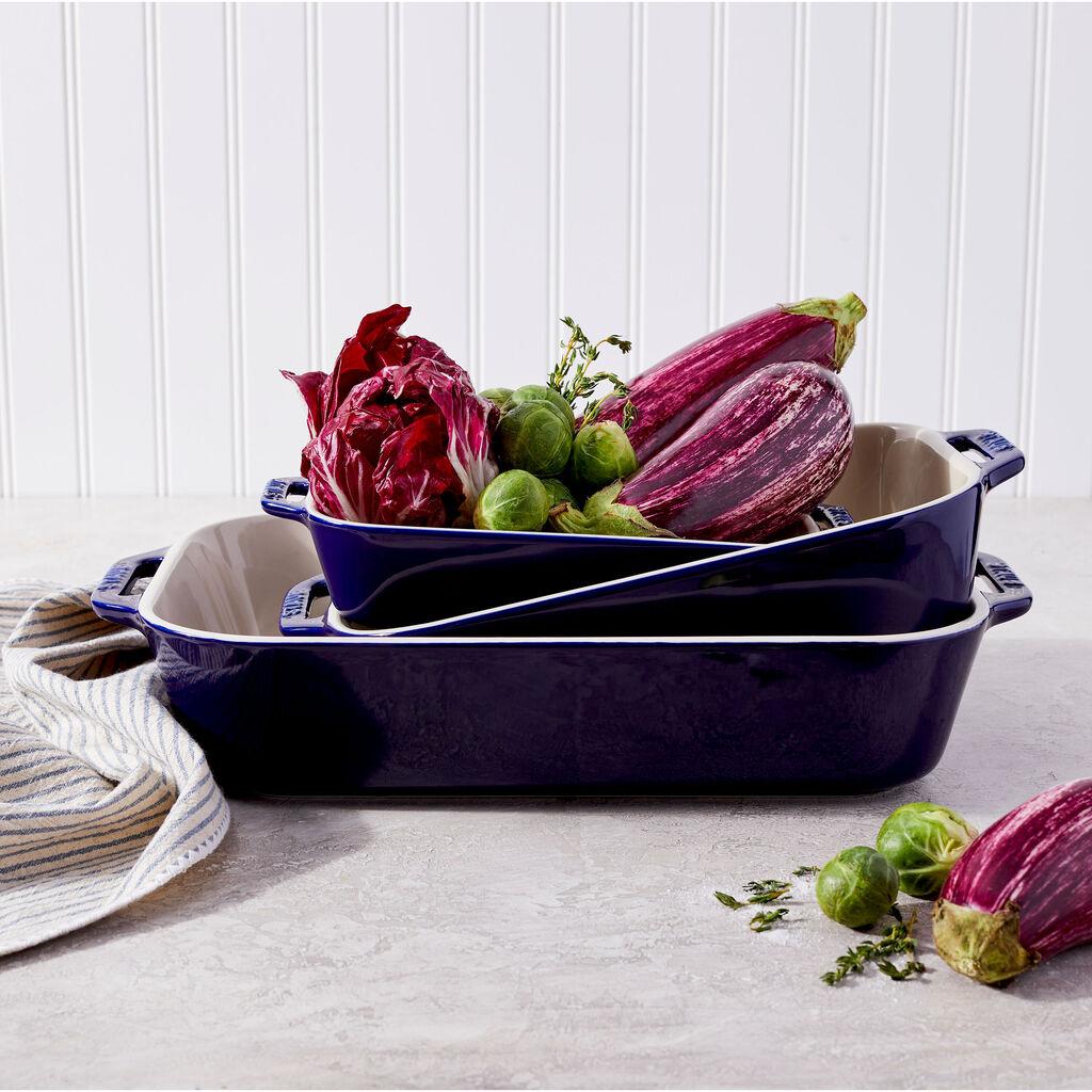 Staub Stoneware 3-Piece Rectangular Baking Dish Set