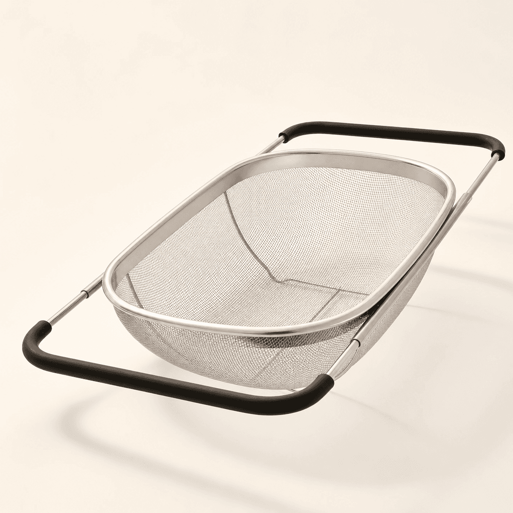 U.S. Kitchen Supply U.S. Kitchen Supply Over-the-Sink Stainless Steel Oval Colander — Colander / Strainer
