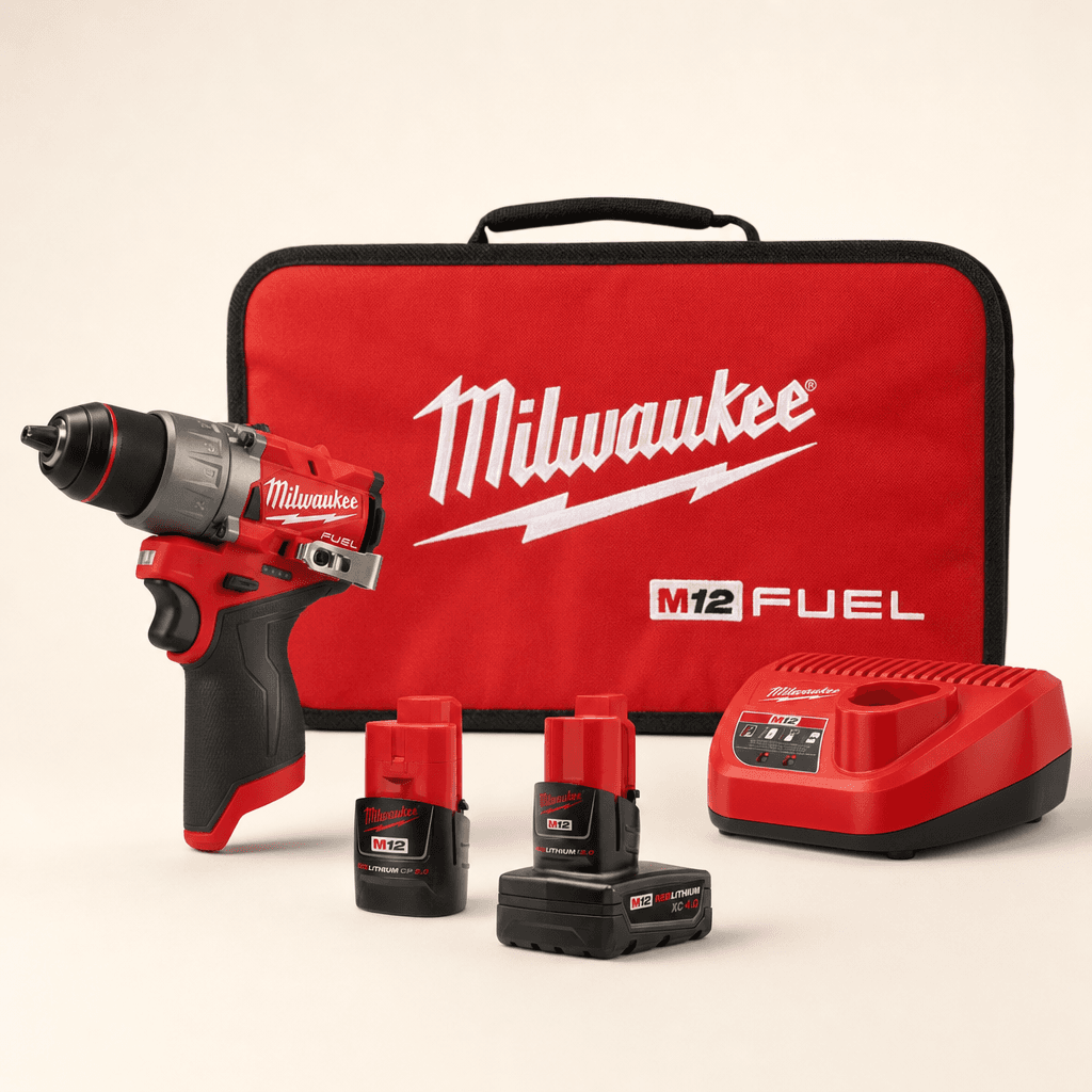 Milwaukee M12 FUEL 1/2 in. Drill/Driver Kit — Cordless Drill/Driver