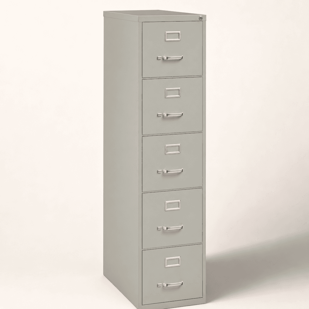 Lorell Lorell Fortress 5-Drawer Commercial Vertical File — Filing Cabinet