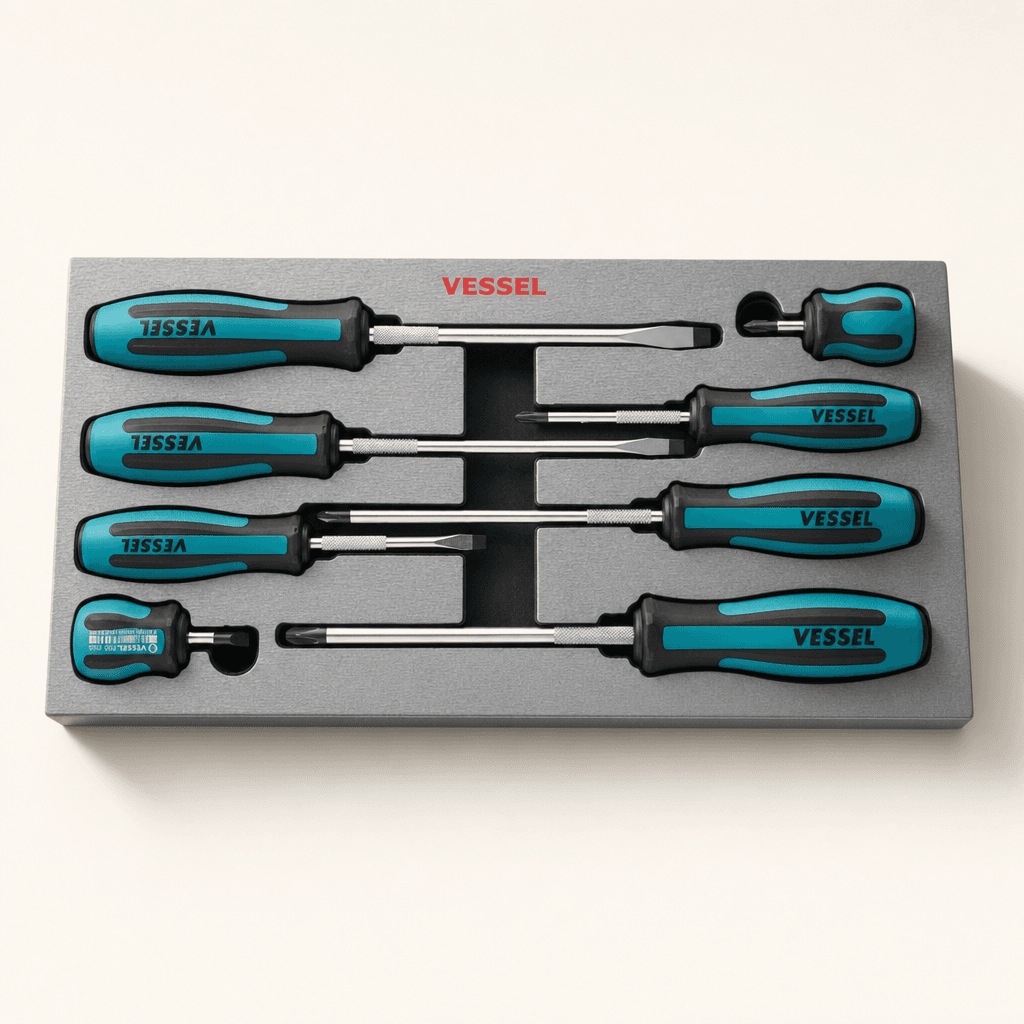 Vessel Vessel Megadora JAWSFIT 8-Piece EVA Set — Screwdriver Set