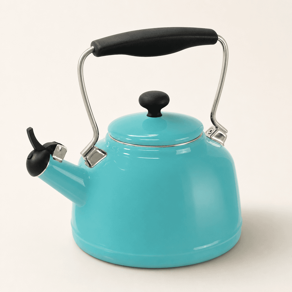 Chantal Vintage Enamel-on-Steel Whistling Teakettle — Stovetop Tea Kettle