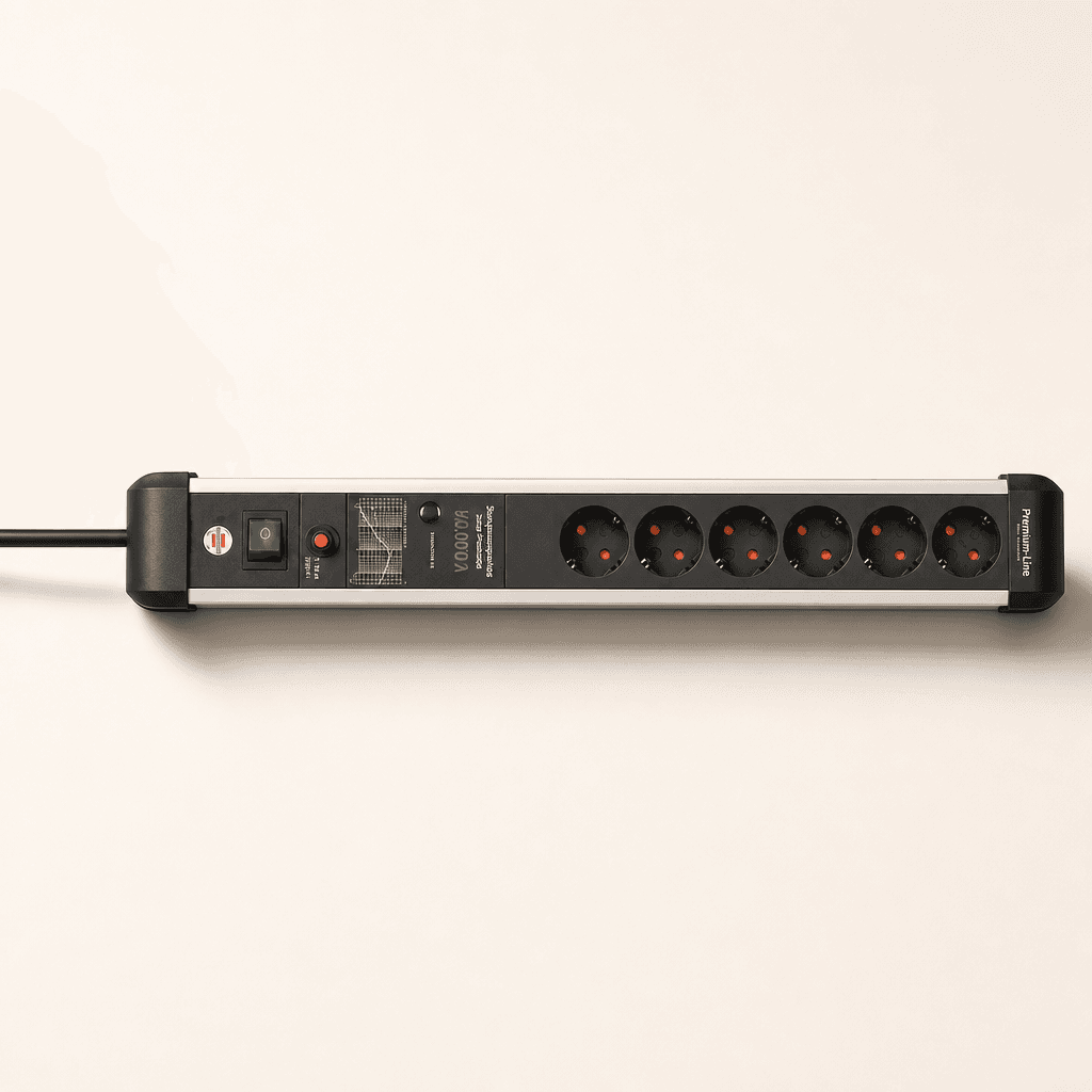 Brennenstuhl Premium-Protect-Line 60,000 A 6-way — Surge Protector (Power Strip)