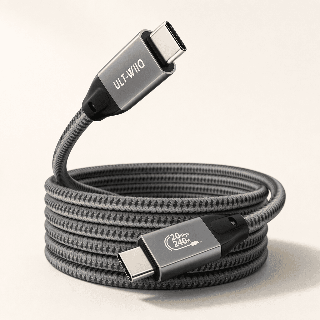 ULT-WIIQ ULT-WIIQ USB-C to USB-C 20Gbps 240W Cable — USB-C Cable