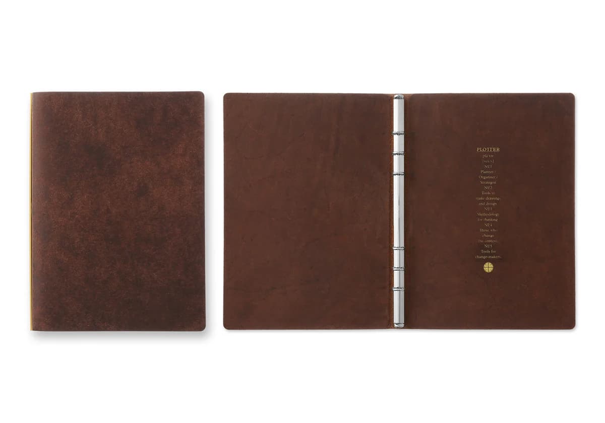 PLOTTER Pueblo 6-Ring Leather Binder A5