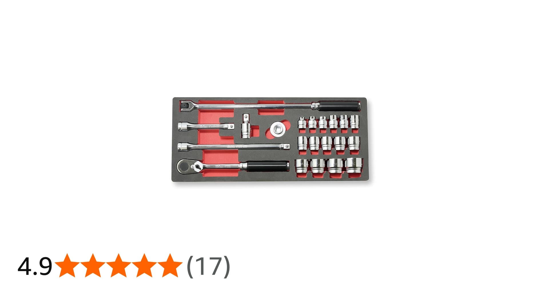 Ko-ken Z-EAL 1/4-inch 72-tooth Ratchet & Socket Set