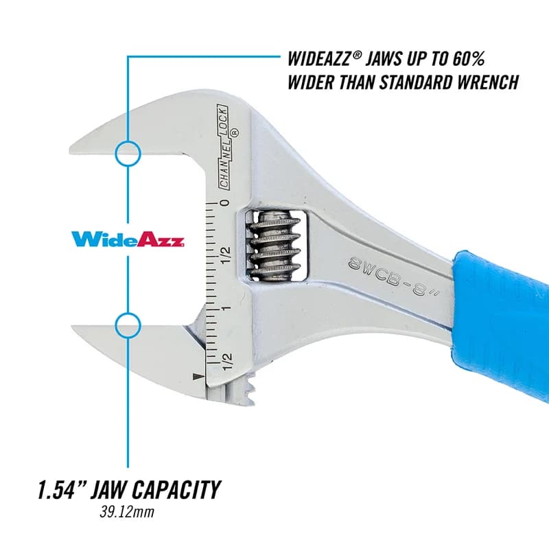 Channellock WideAzz Adjustable Wrench