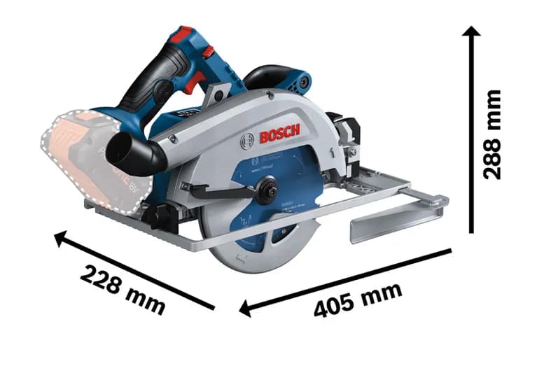 Bosch Professional PRO GKS 18V-68 GC BITURBO