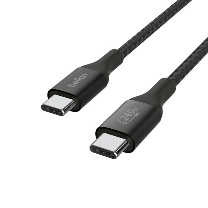 Belkin Belkin BoostCharge Braided USB-C to USB-C Power Supply Cable 240W