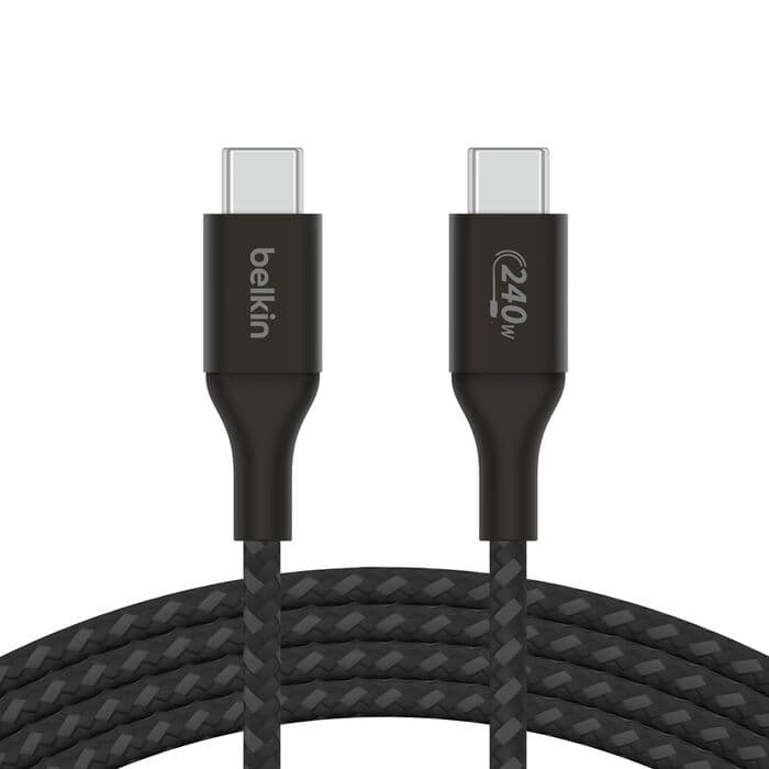 Belkin Belkin BoostCharge Braided USB-C to USB-C Power Supply Cable 240W